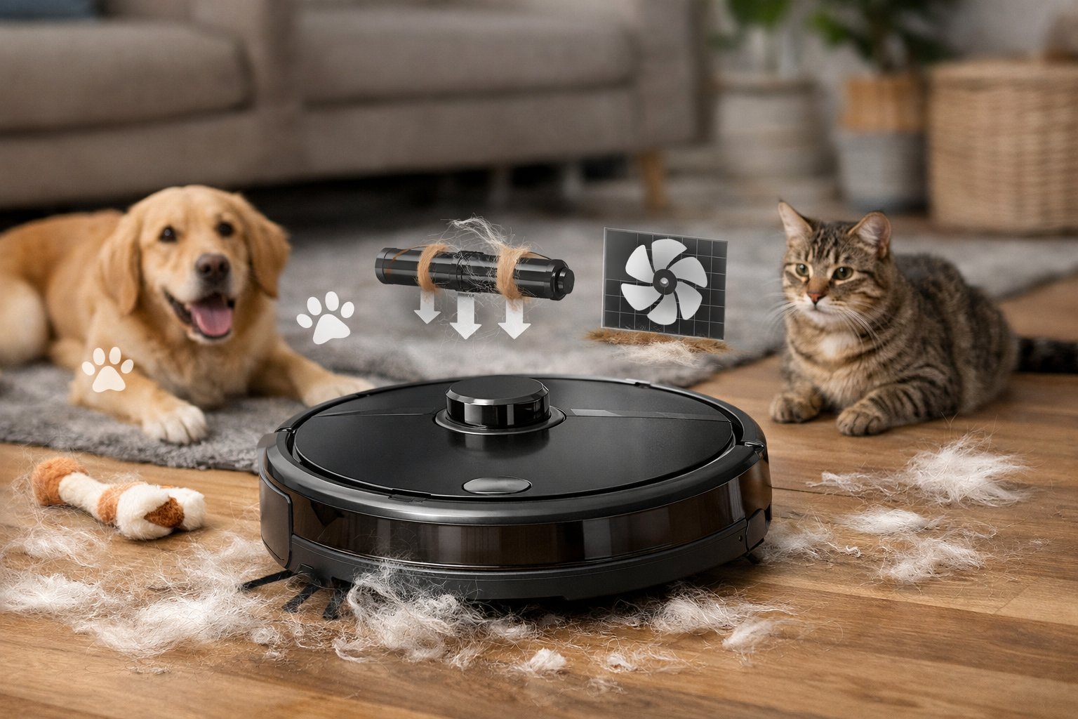 Saugroboter für Haustierhaare: Worauf es 2026 wirklich ankommt